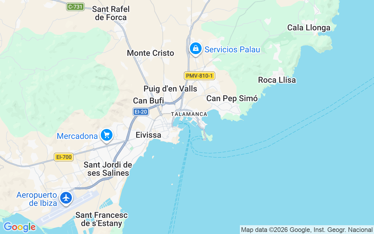 Ubicación Catamarán: Marina Ibiza, Eivissa