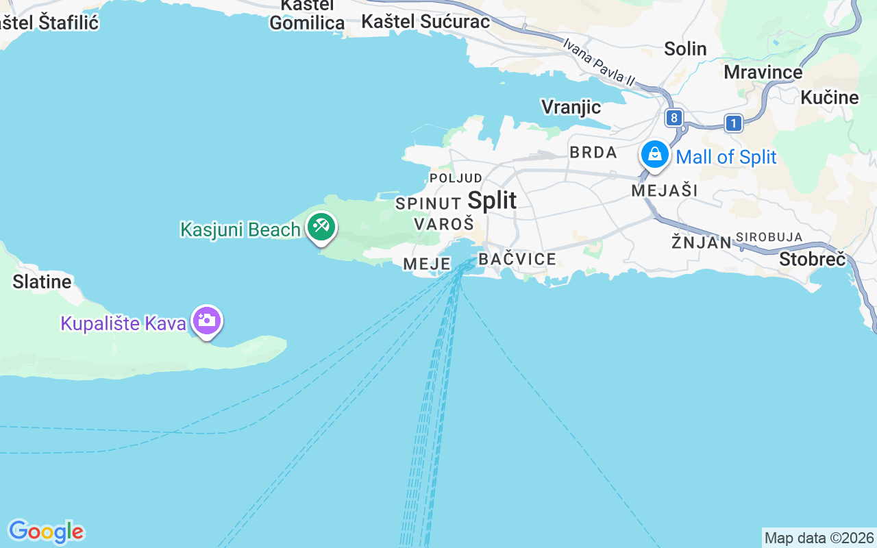 Emplacement du Semi-rigide: Aci Marina Split, Split