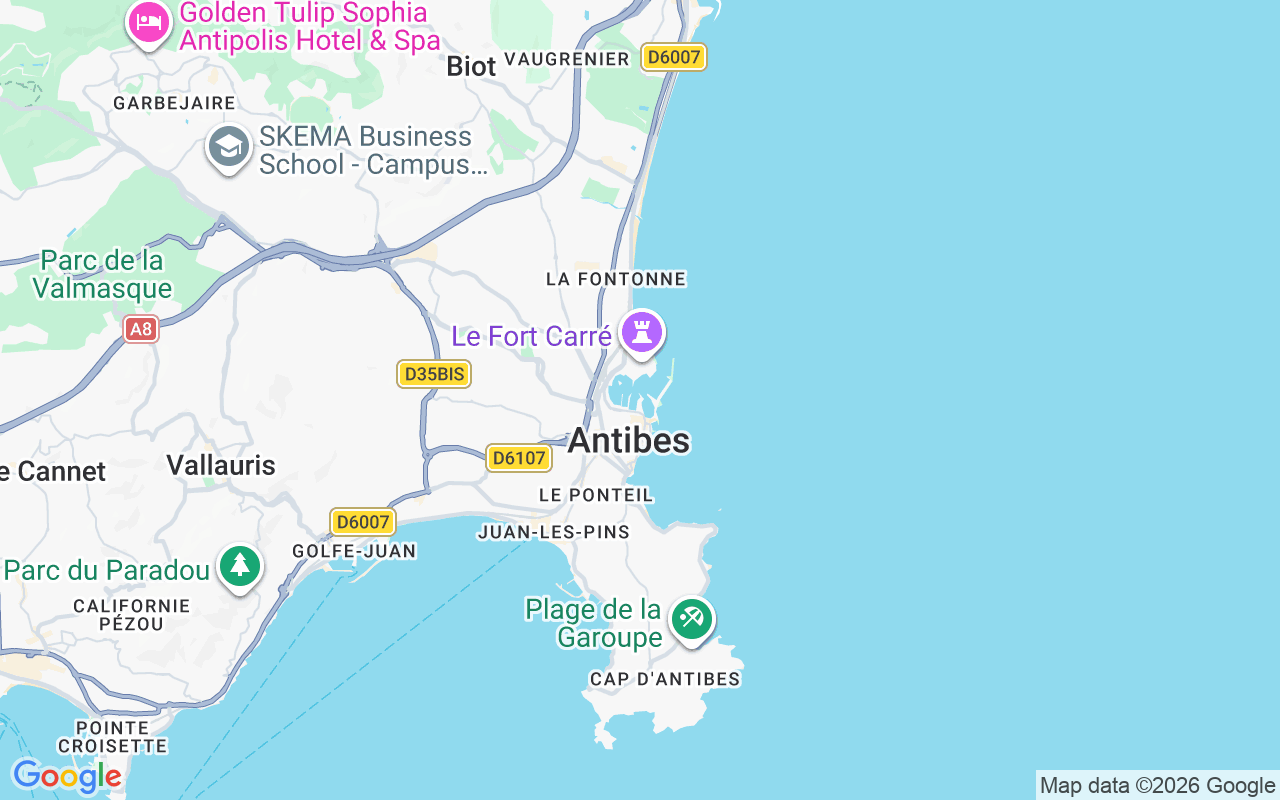 Ubicación Catamarán: Port Vauban, Antibes