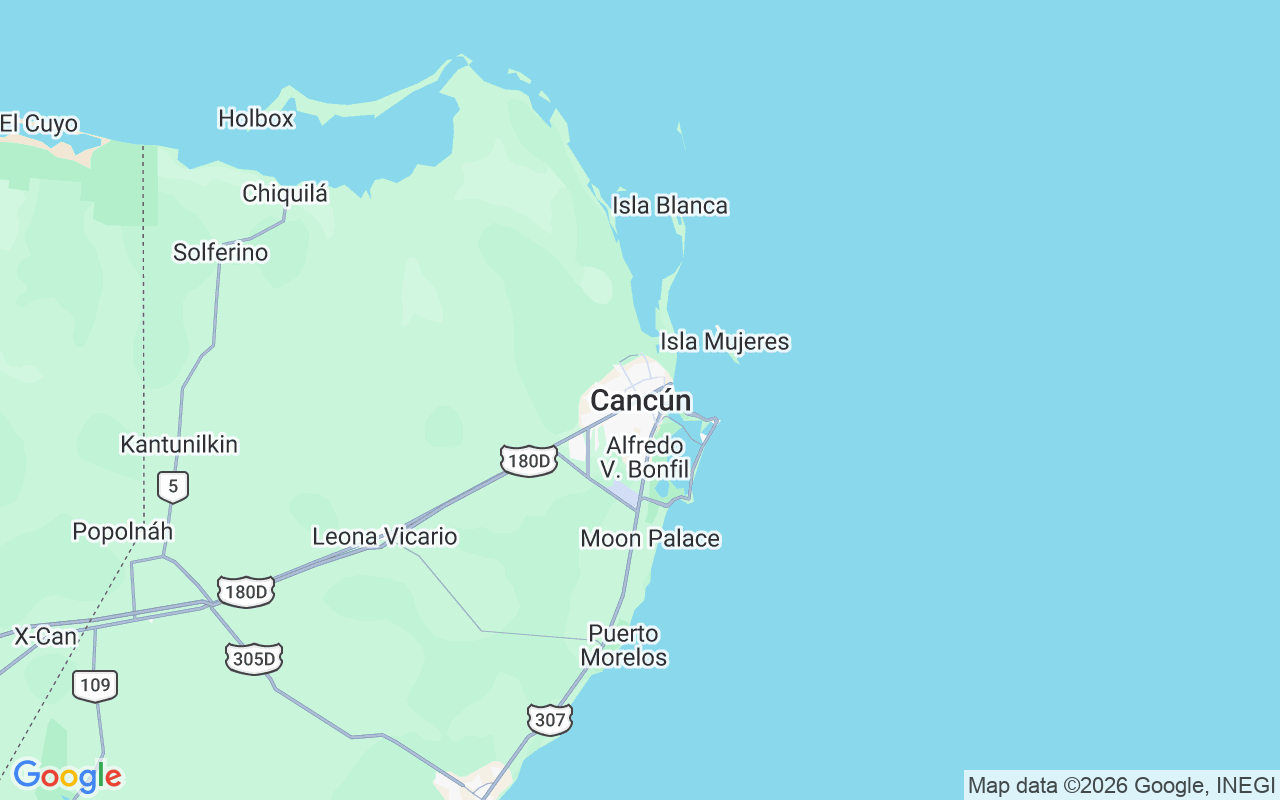 Plats för Katamaran: Puerto Juarez, Cancún