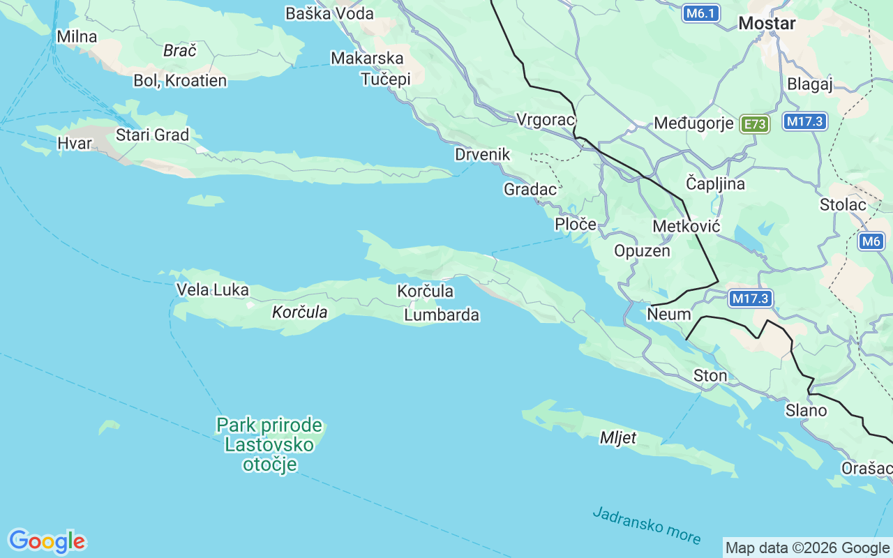 Plats för RIB-båt: 20250, Kroatien