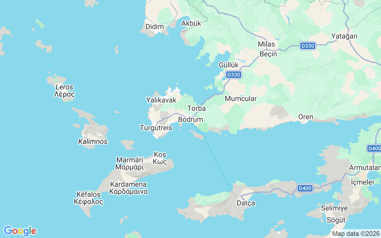Plats för Guletbåt: Bodrum, Bodrum