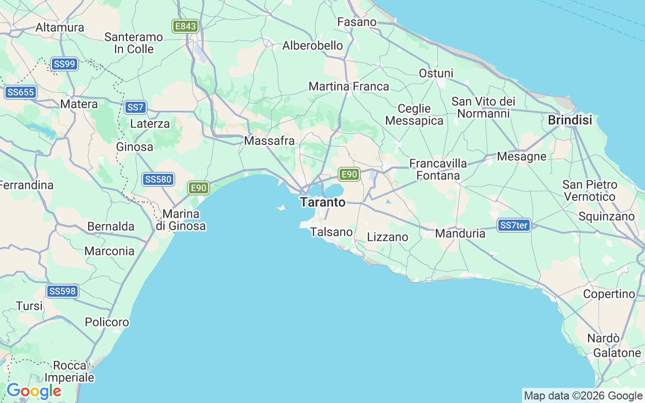 Plats för Katamaran: Taranto, Italien