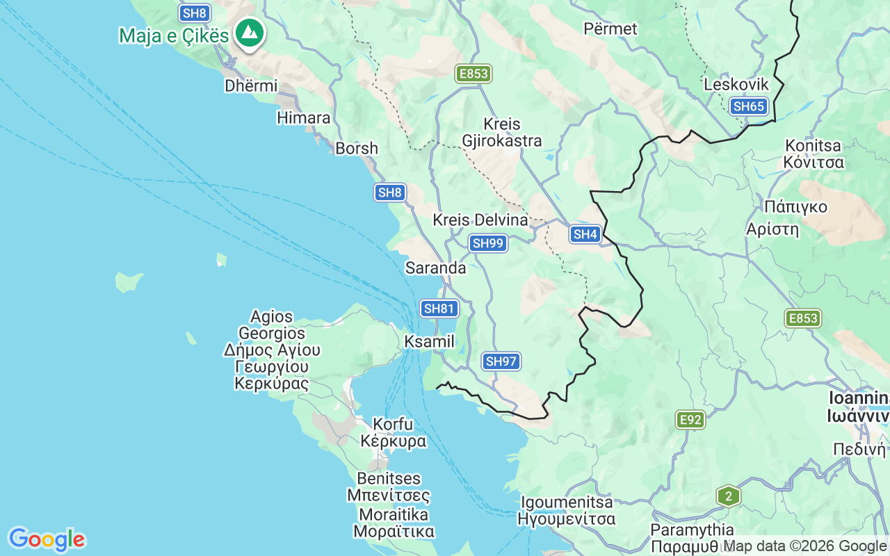 Liegeplatz Motorboot: Limani, Saranda