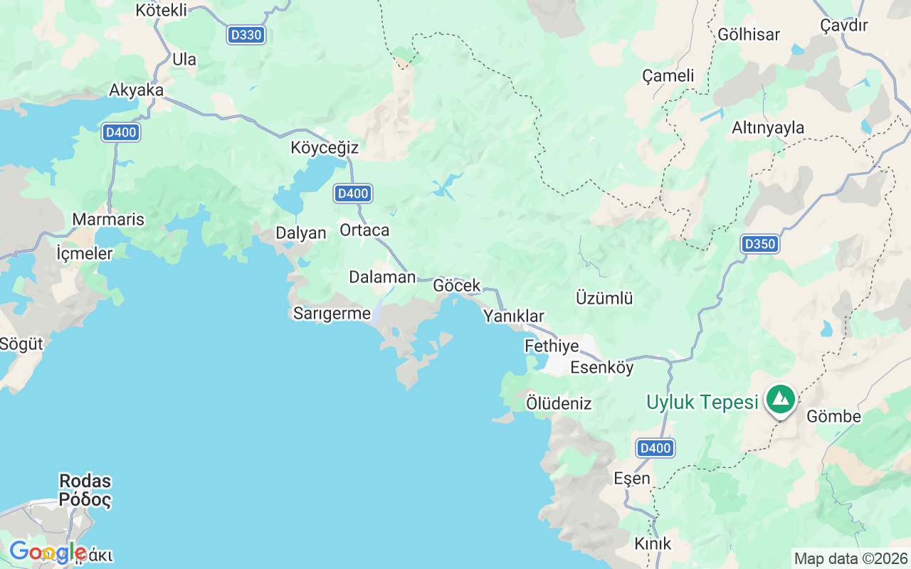 Ubicación Goleta: Göcek Limanı, Göcek