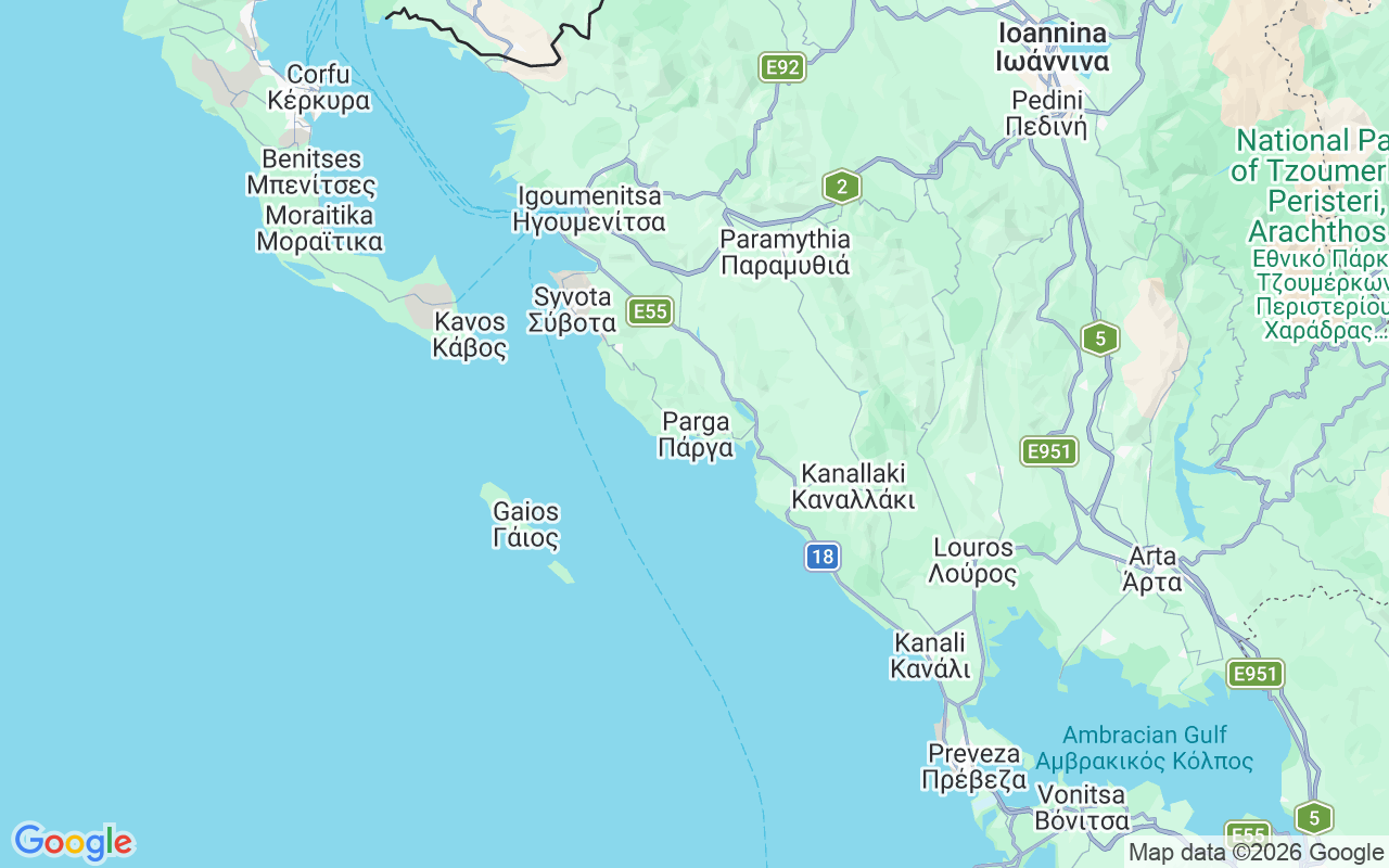 Location of the RIB: Port Of Parga, Parga