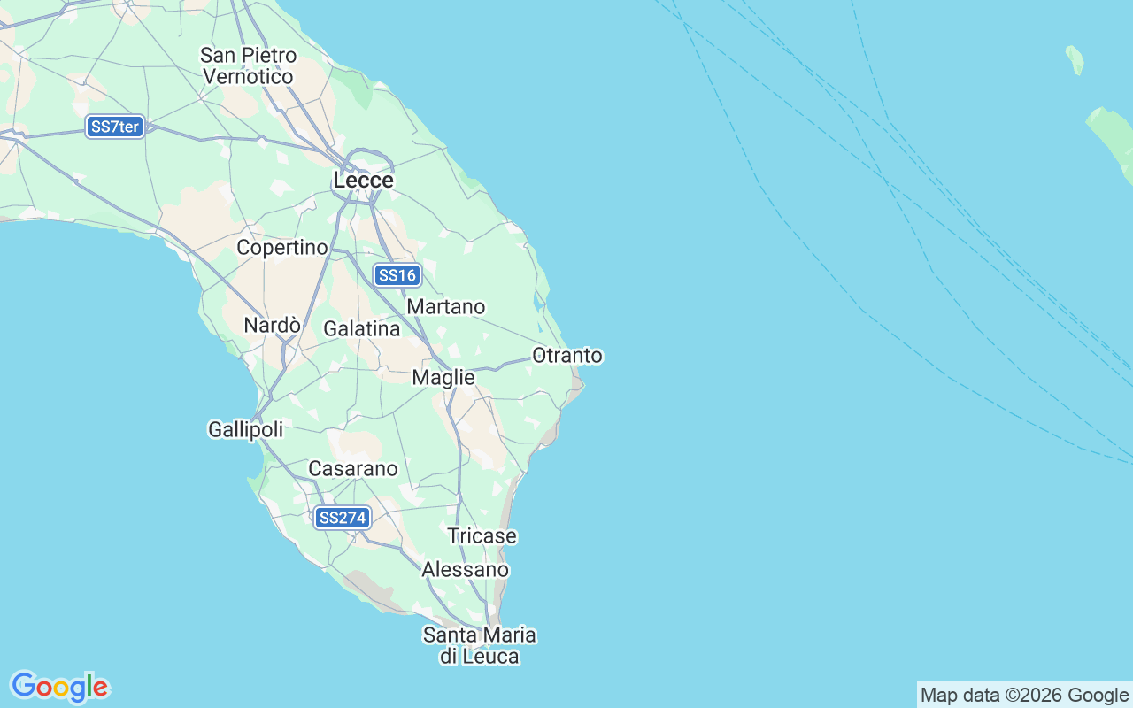 De locatie van Motorboot: Otranto, 73028 Otranto