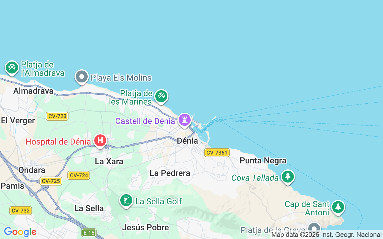 Location of the RIB: Marina El Portet De Denia, Dénia