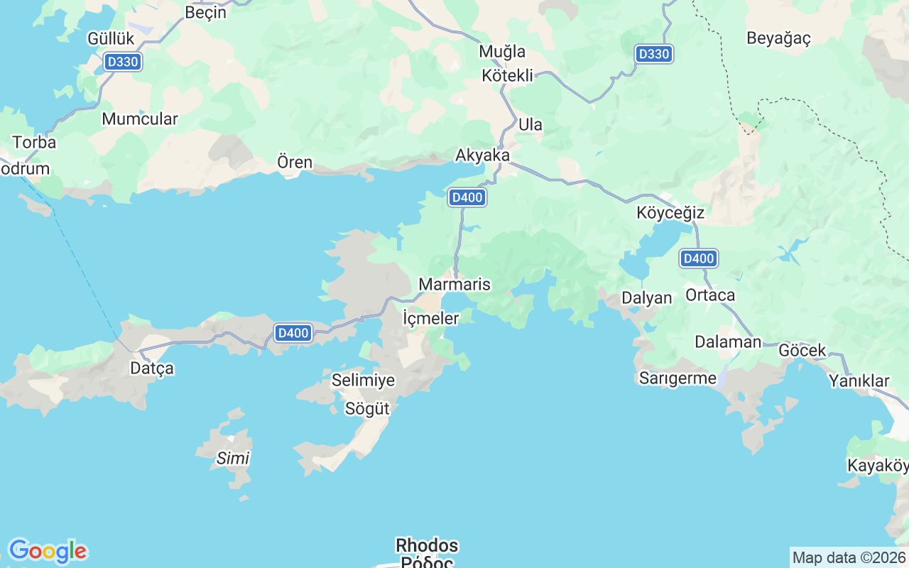 Liegeplatz Gulet: Fethi̇ye, Marmaris