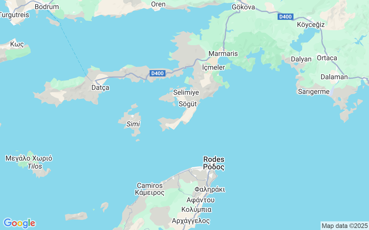 Localização do(a) Escuna: Bozburun Limanı, Bozburun
