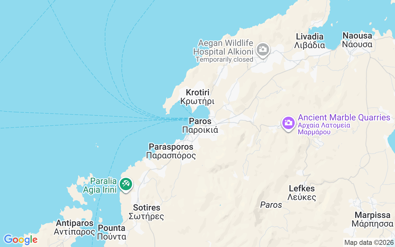 Location of the Gulet: Port Paroikia, Paros 844 00