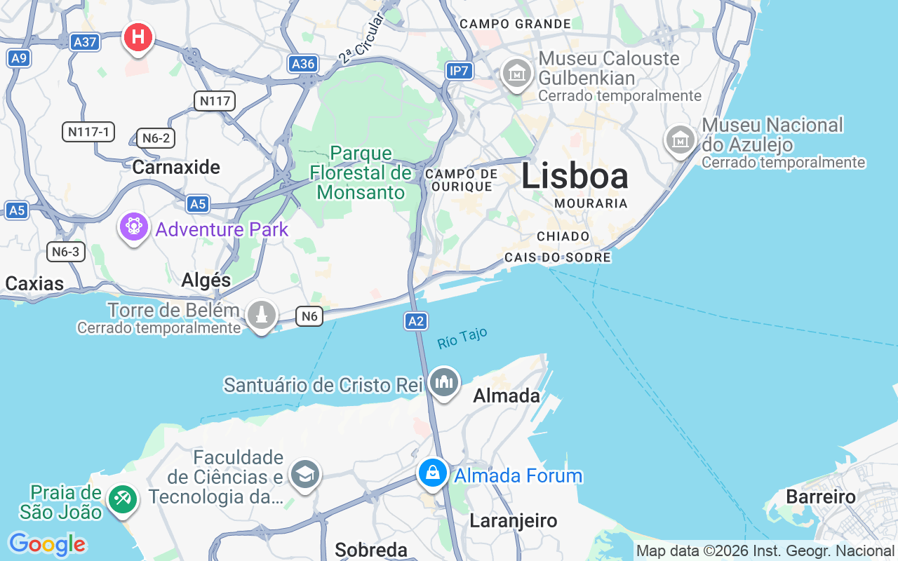 Ubicación Yate a motor: Doca De Alcântara, Lisboa