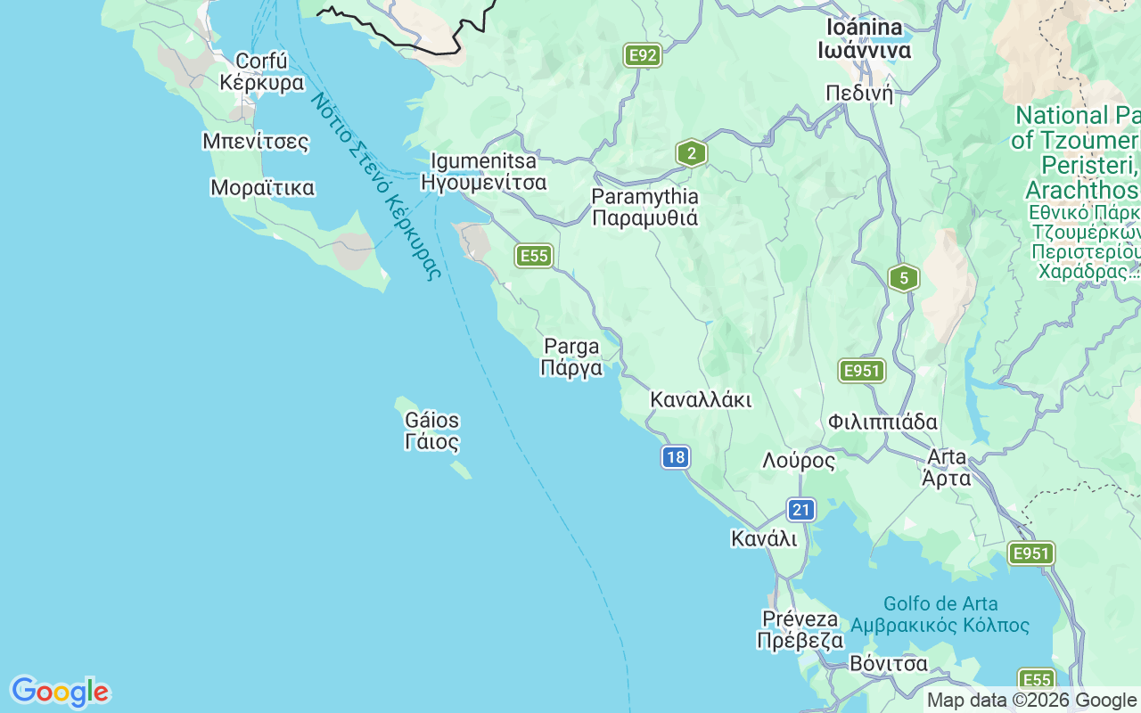 Ubicación Neumática: Port Of Parga, Parga