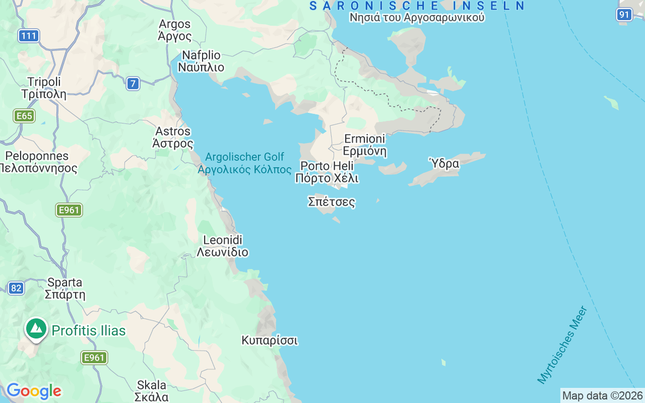 Liegeplatz RIB: Porto Heli, Spetses