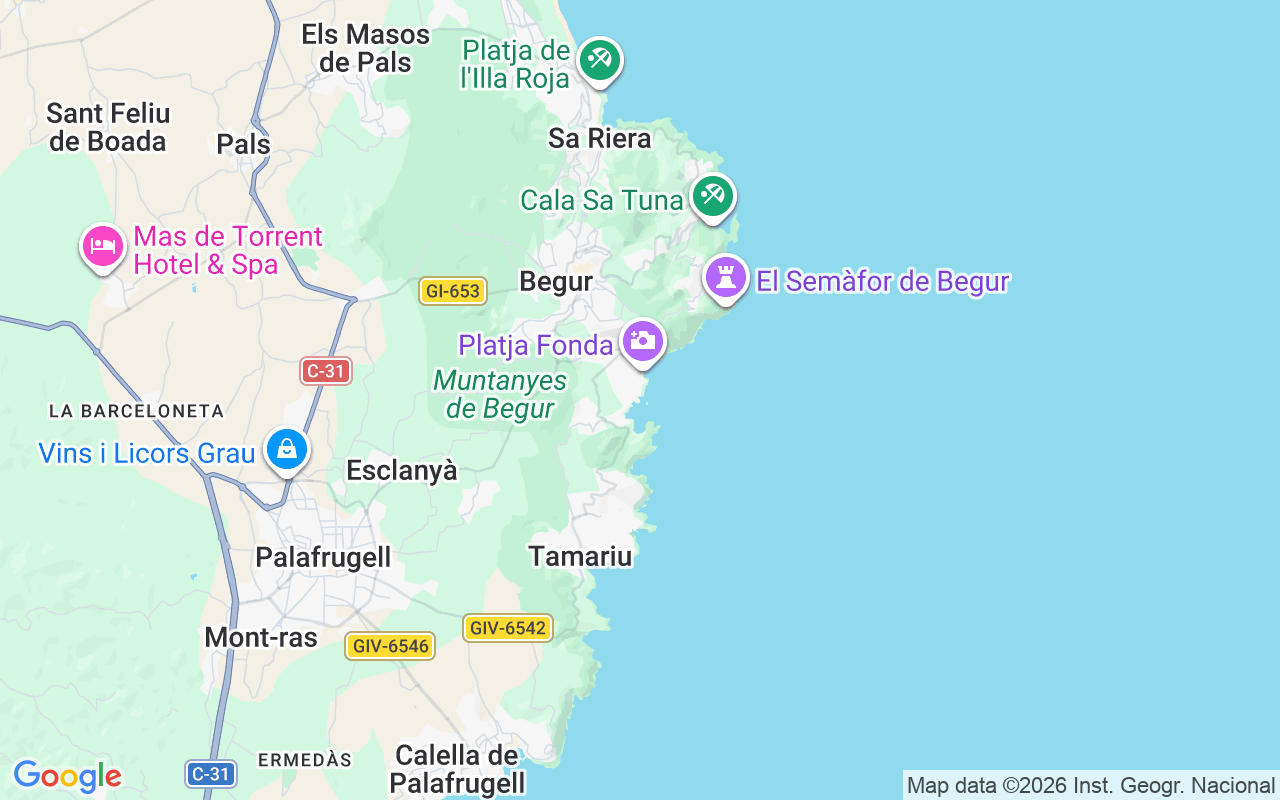 Plats för RIB-båt: Begur, Spanien