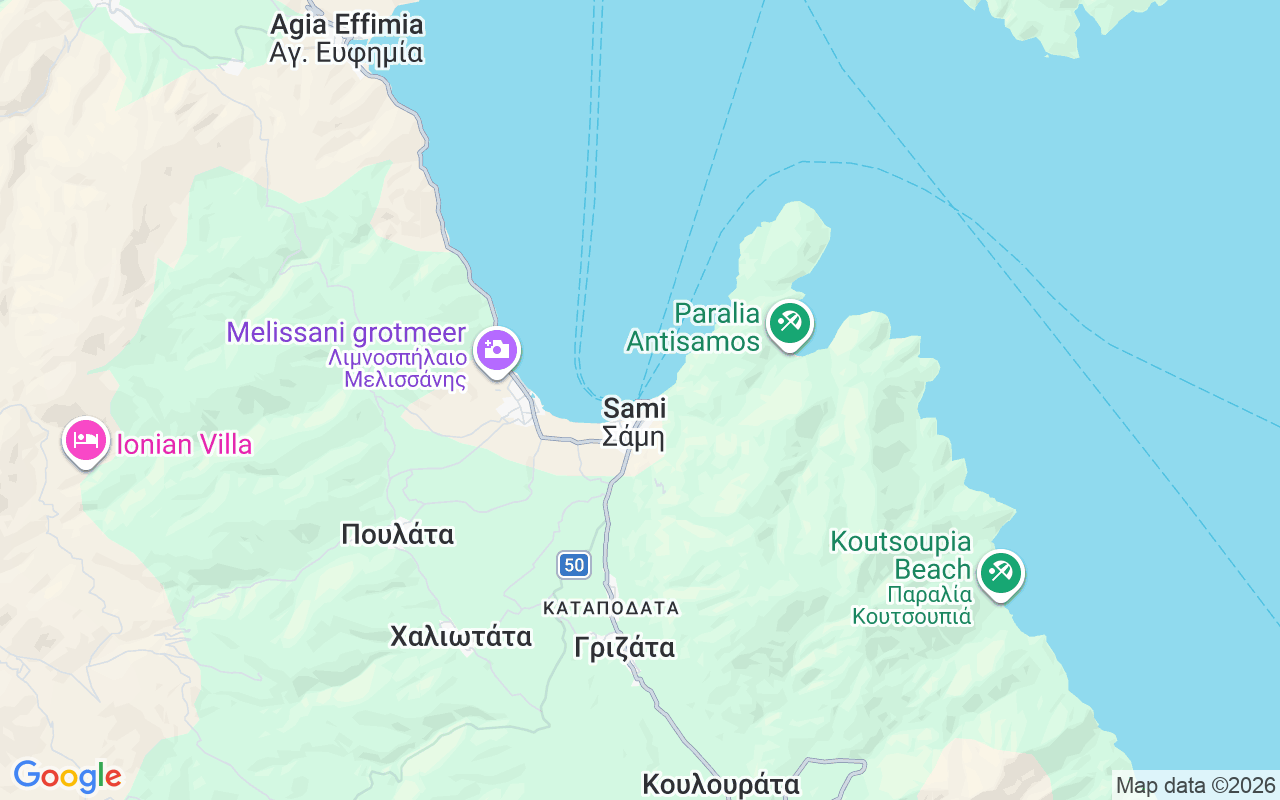 De locatie van Zeilboot: Sami Marina, Sami