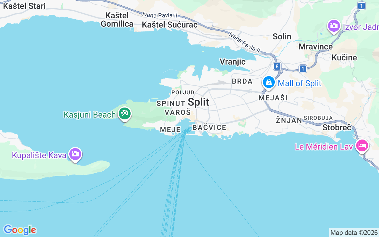 Ubicación Lancha: Split, Croacia