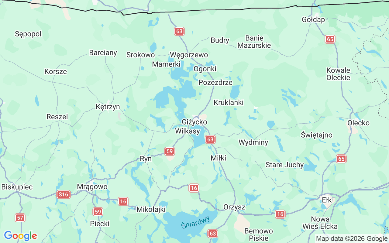 Plats för Husbåt: Wrony/ Giżycko, Giżycko