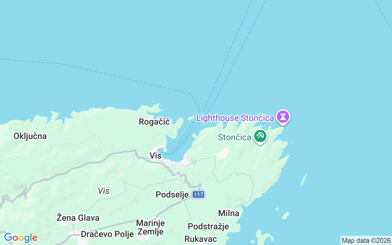 Ubicación Neumática: Viska Luka Marina, Vista
