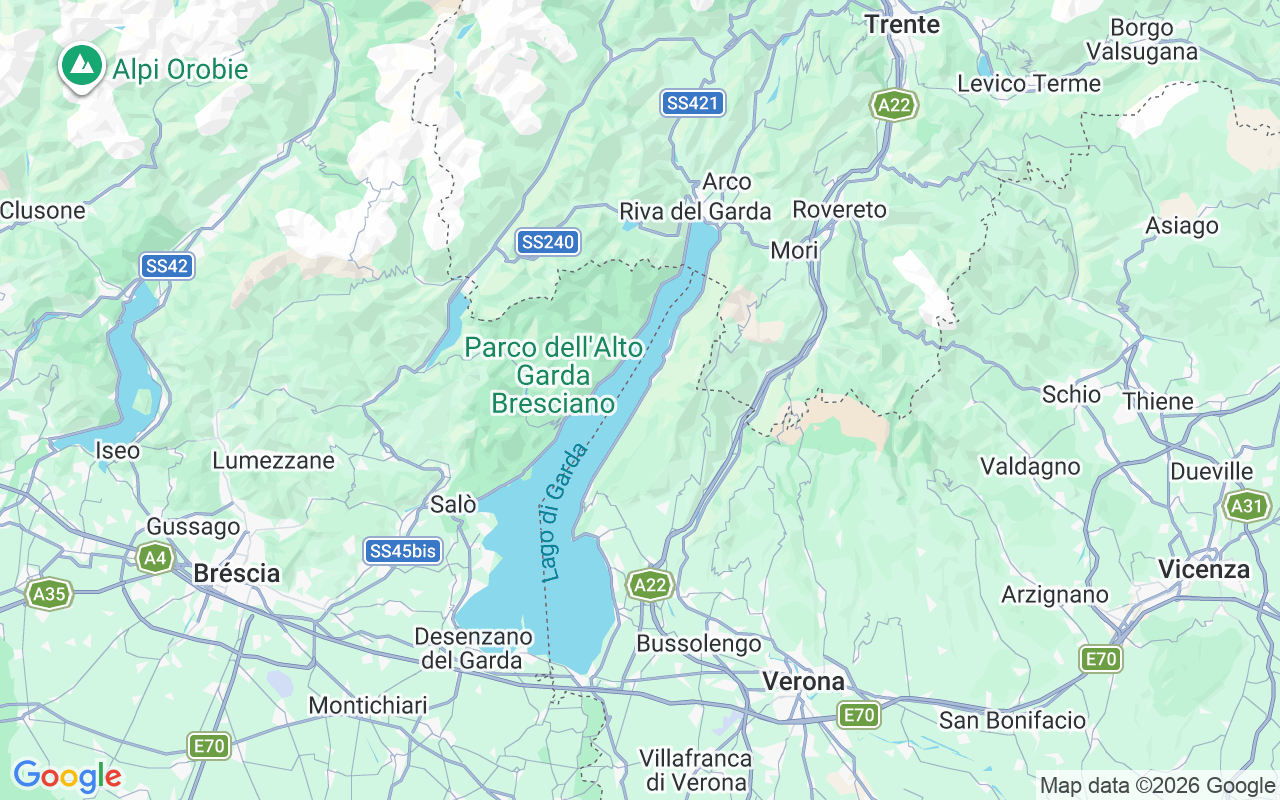 De locatie van Zeilboot: Si, 37010 Brenzone