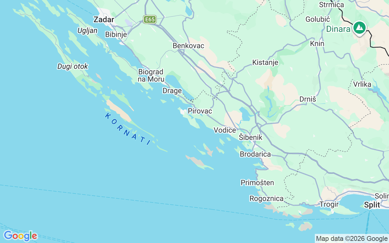 Ubicación Velero: Jezera, Croacia