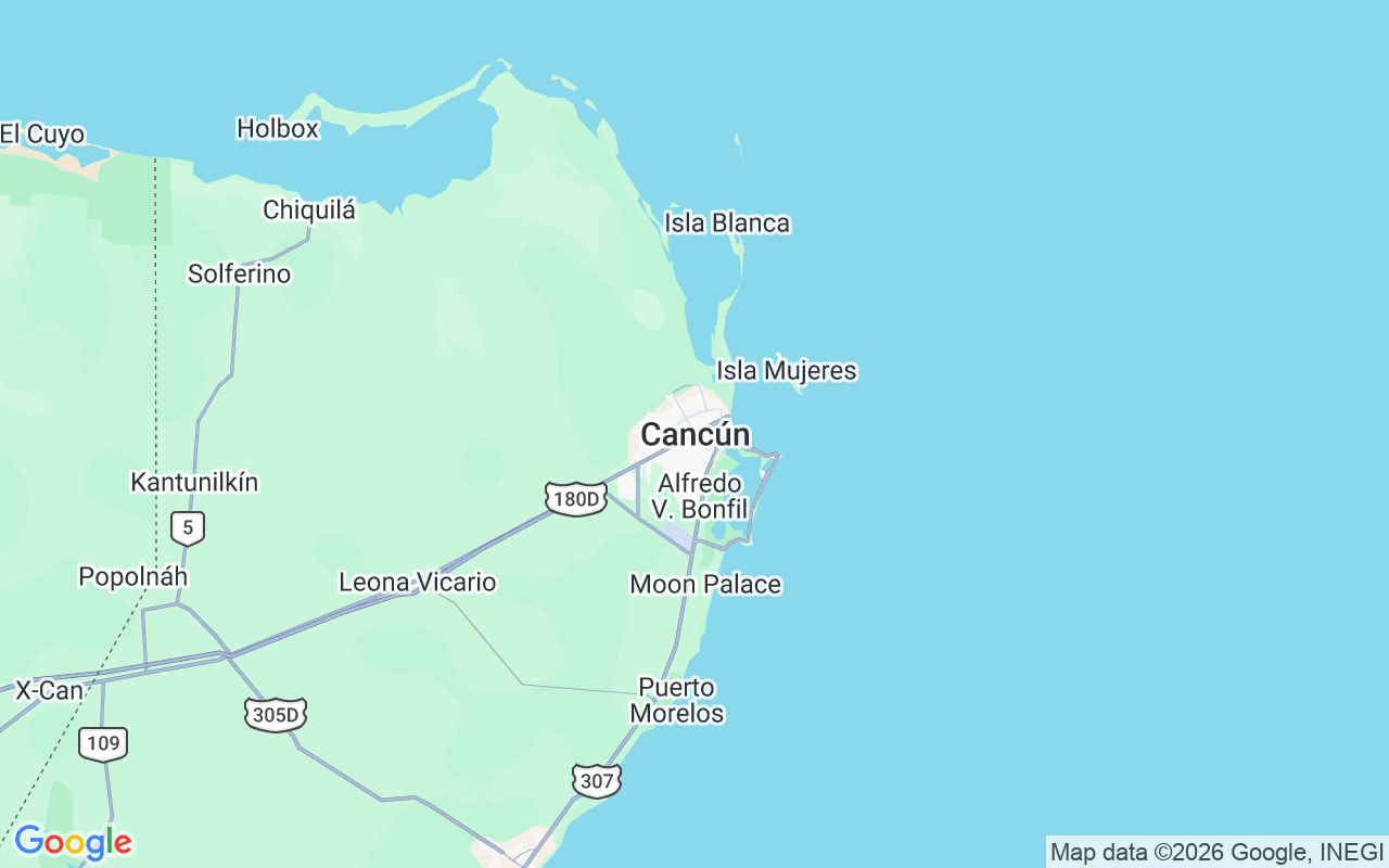 Emplacement du Catamaran: Puerto Juarez, Cancún