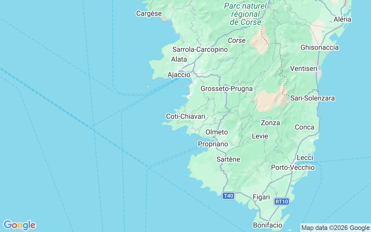 De locatie van Motorboot: Plage De Cupabia, 20138 Coti-Chiavari