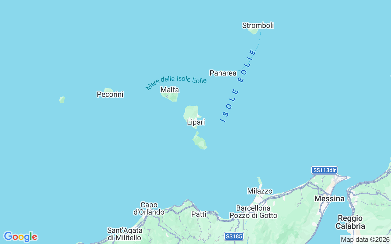 Plats för RIB-båt: Marina Lunga, Lipari