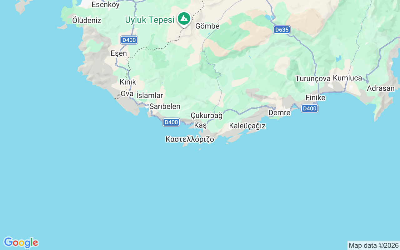 Localização do(a) Escuna: Kaş Limanı, Kaş