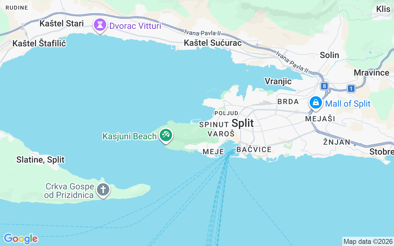 Plats för Guletbåt: Split, Kroatien