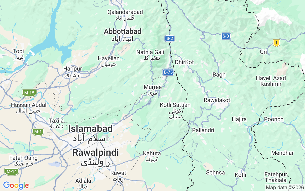 Location of the Catamaran: Murree, Pakistan