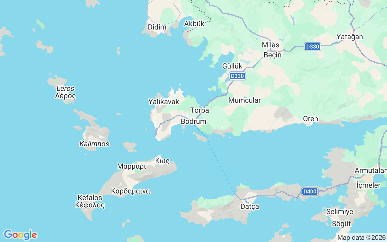 Localização do(a) Escuna: Bodrum, Turquia