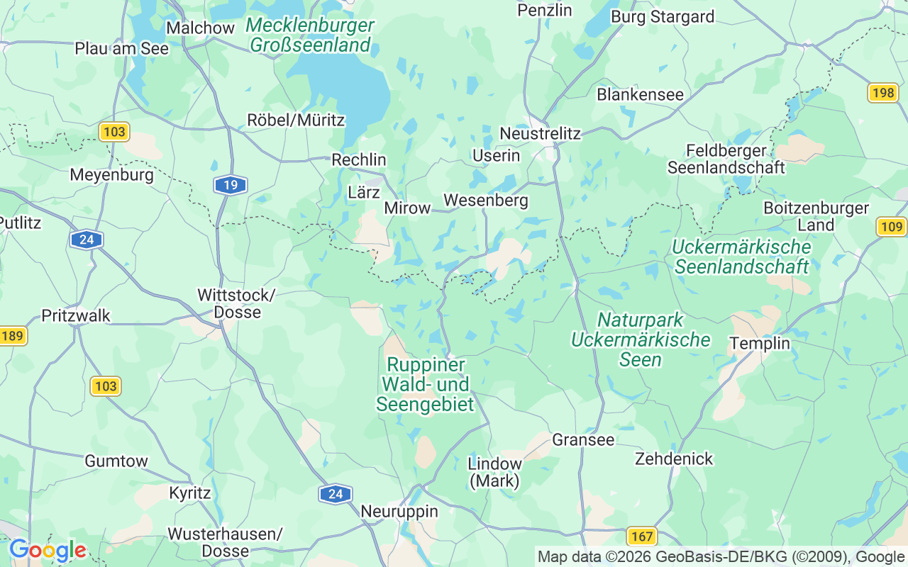 Liegeplatz Hausboot: Kleinzerlang, Deutschland