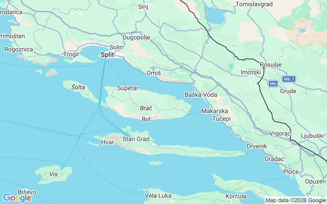 Liegeplatz Motorboot: Pučišća, Pučišća
