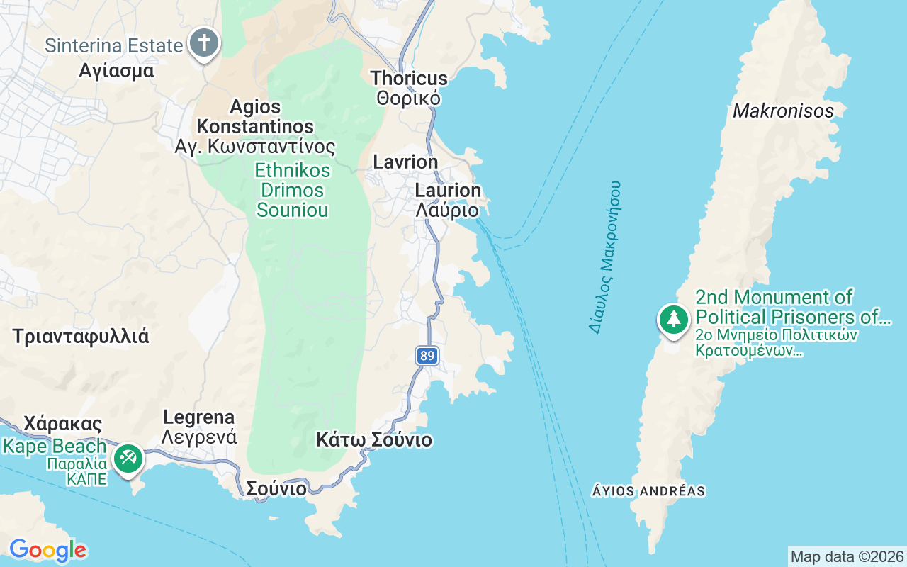 De locatie van Zeilboot: Olympic Marine, Athene