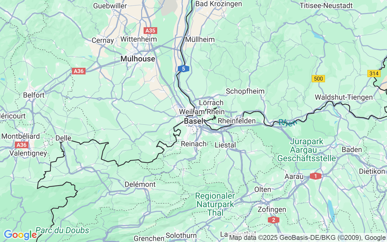 Plats för Segelbåt: Grenzach-Whylen, Basel