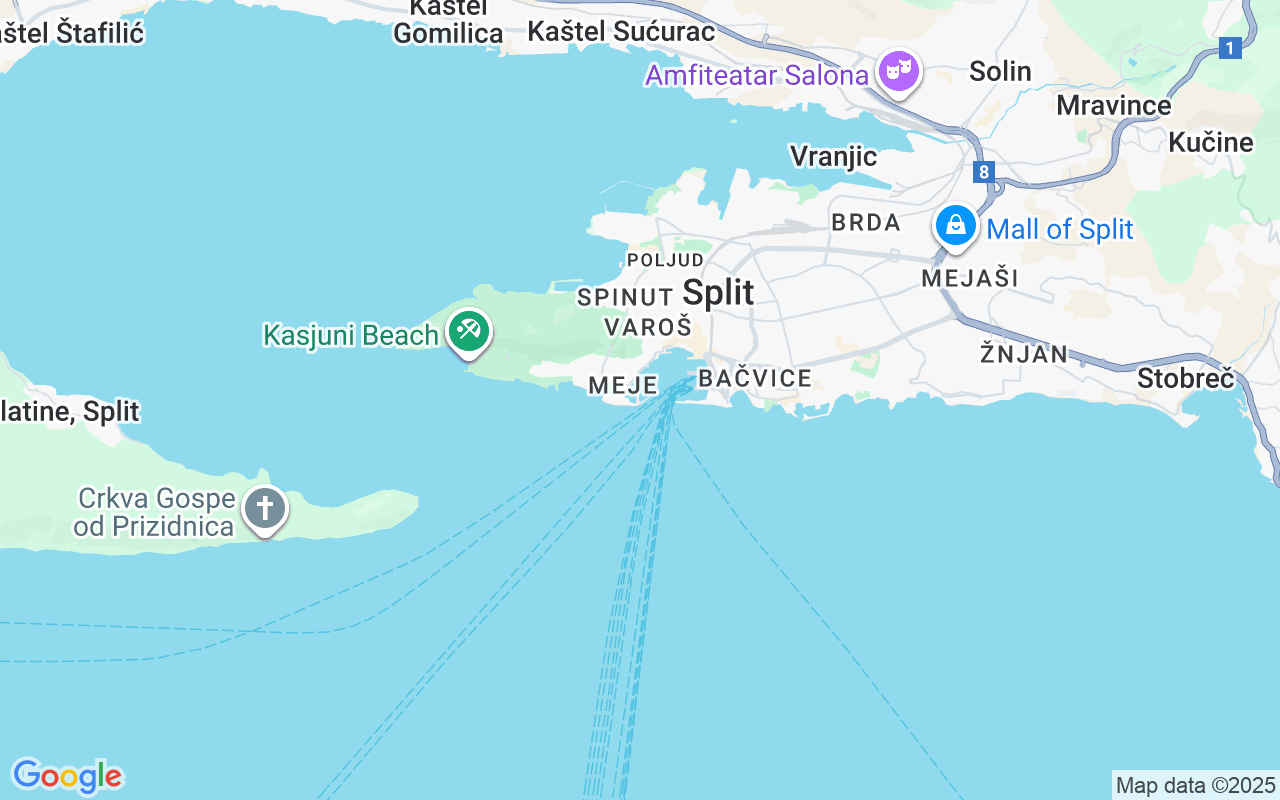 Plats för Katamaran: Split, Kroatien