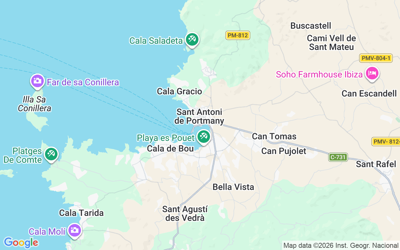 Liegeplatz Segelboot: Puerto De Sant Antoni, Ibiza