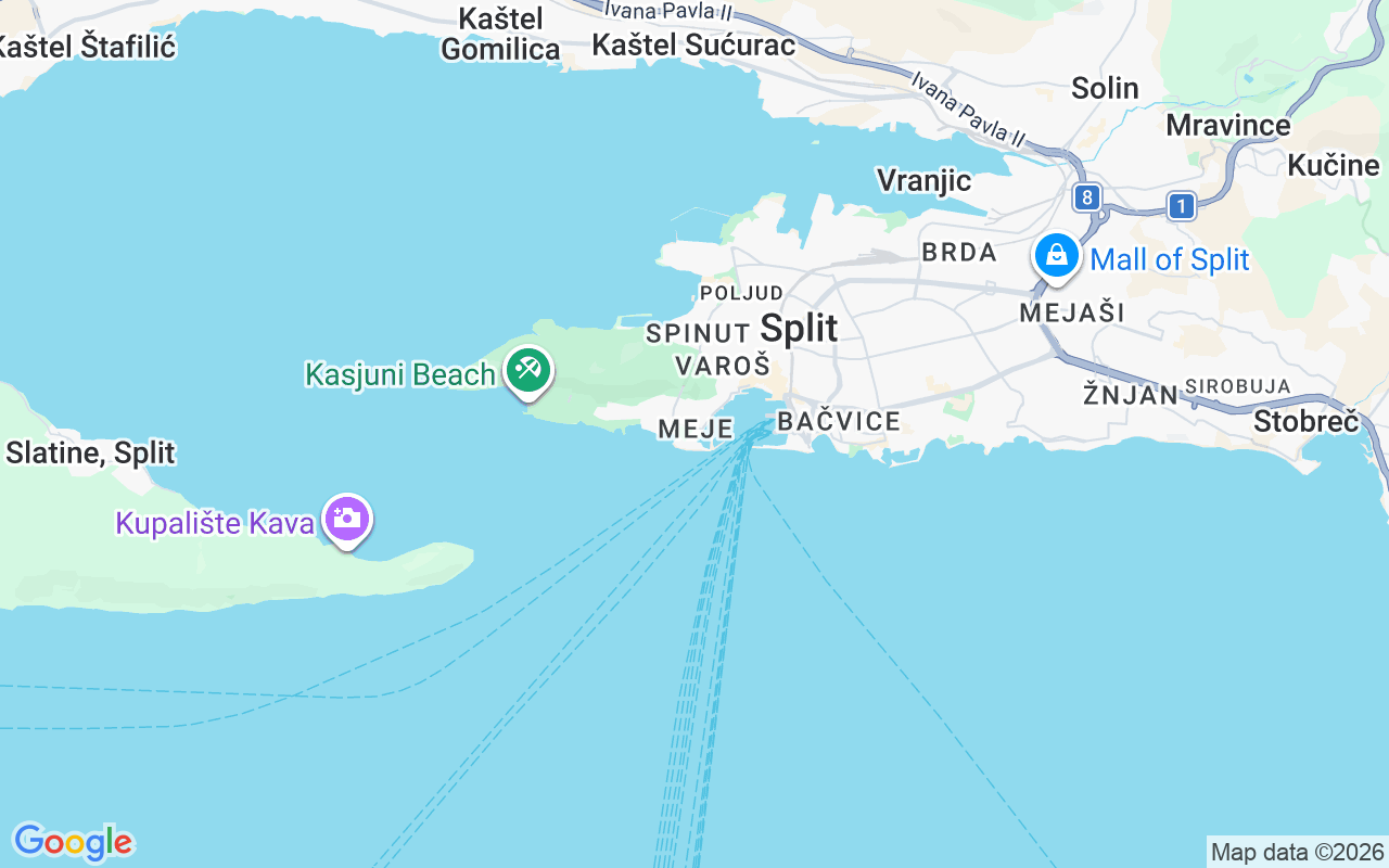 Plats för Motorbåt: Split, Kroatien