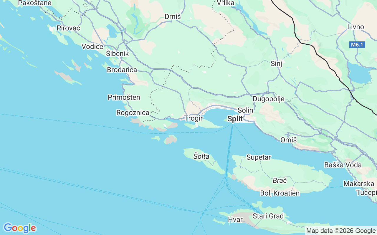 Plats för Motorbåt: 21220, Kroatien
