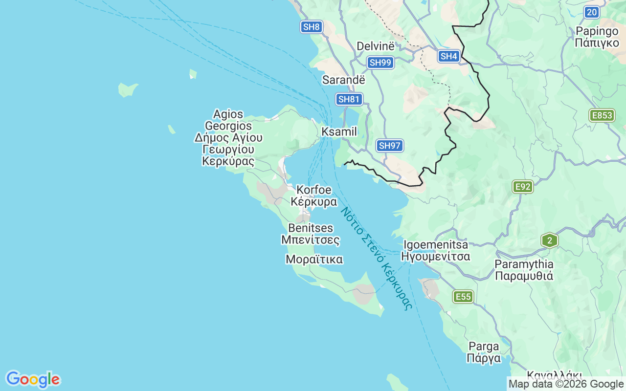 De locatie van Catamaran: Corfu, Griekenland