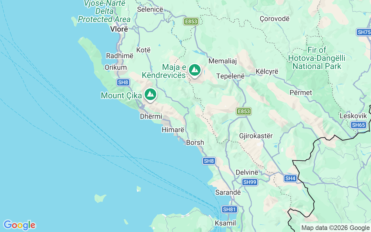 Location of the RIB: Porto Di Valona,Triport, Vlorë County