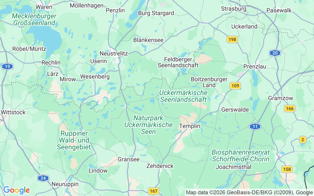 Plats för Husbåt: Stadthafen, Lychen