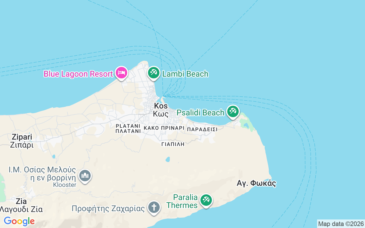 De locatie van Gulet: Marina Kos, Kos