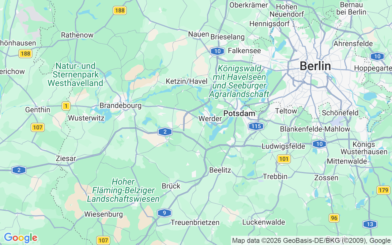Emplacement du Péniche: Werder, 14542 Werder