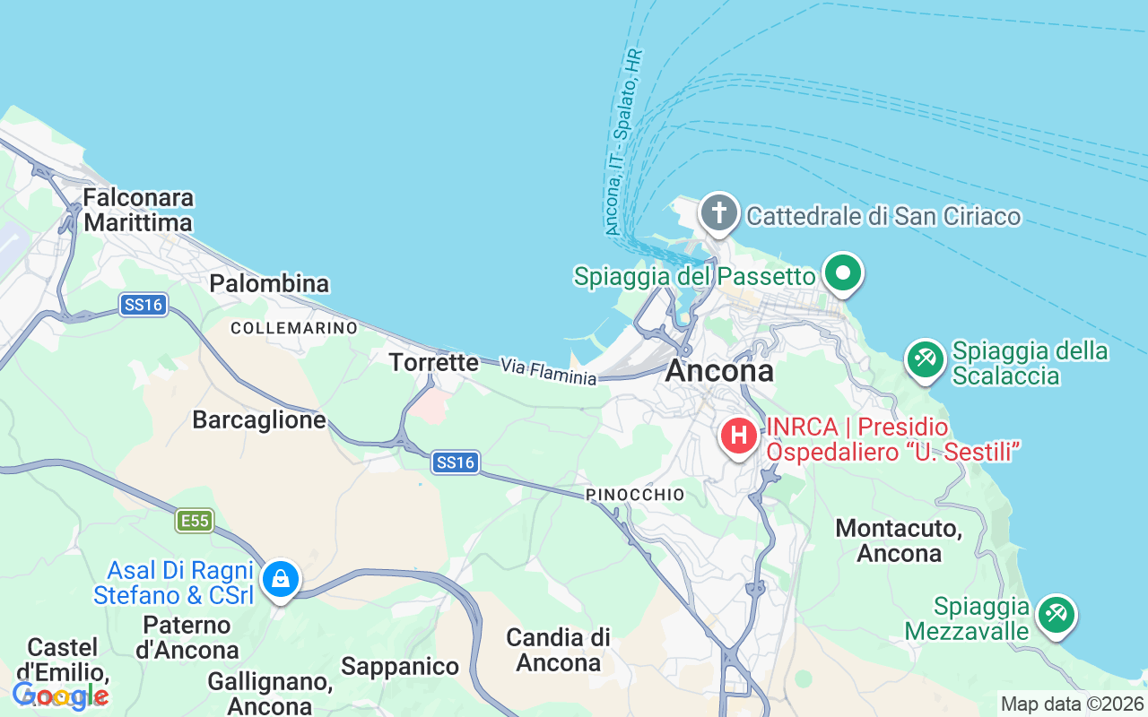 De locatie van Motorboot: Marina Dorica, Ancona