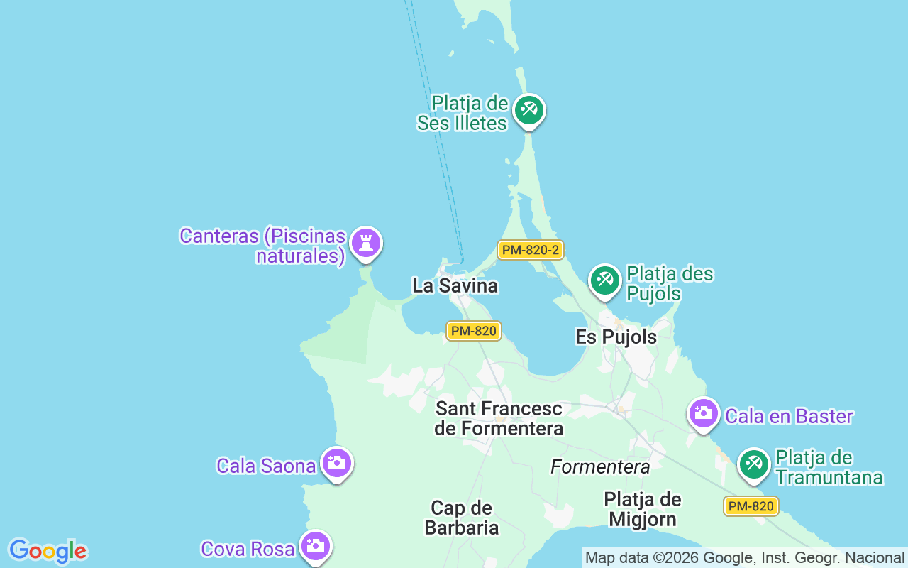 Localização do(a) Veleiro: Formentera, Espanha