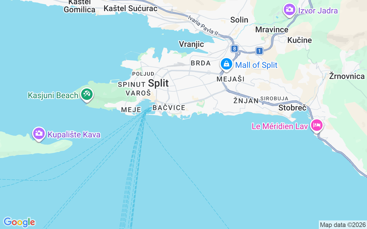Location of the Catamaran: Marina Zenta, Split