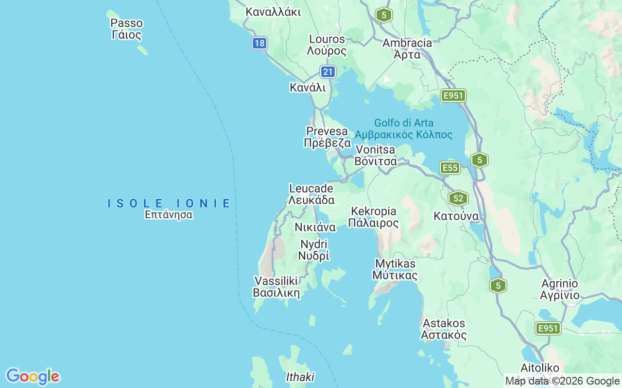 Luogo Gommone: Ligia, Leucade 311 00