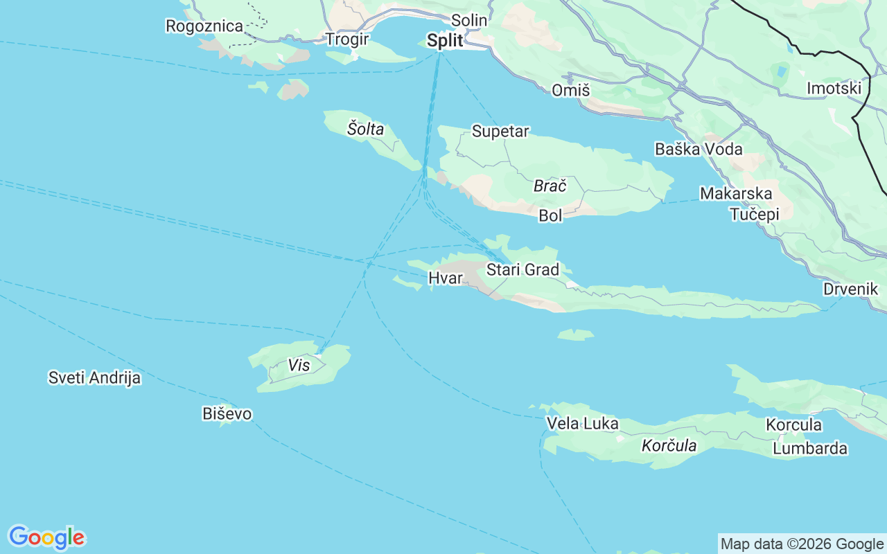 Ubicación Lancha: Hvar, Hvar
